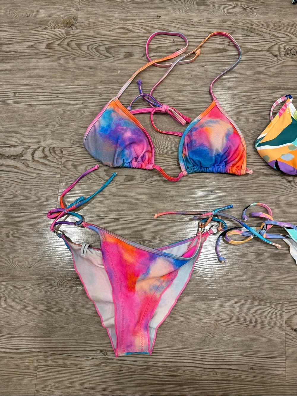 Body Glove Pink Tie Dye Bikini Set XS